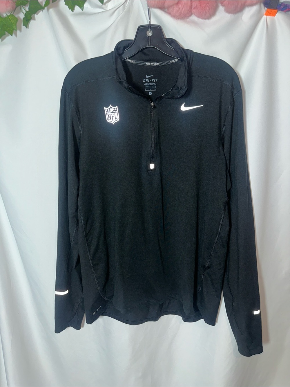 Nike Black Dri-FIT NFL Quarter-Zip Pullover